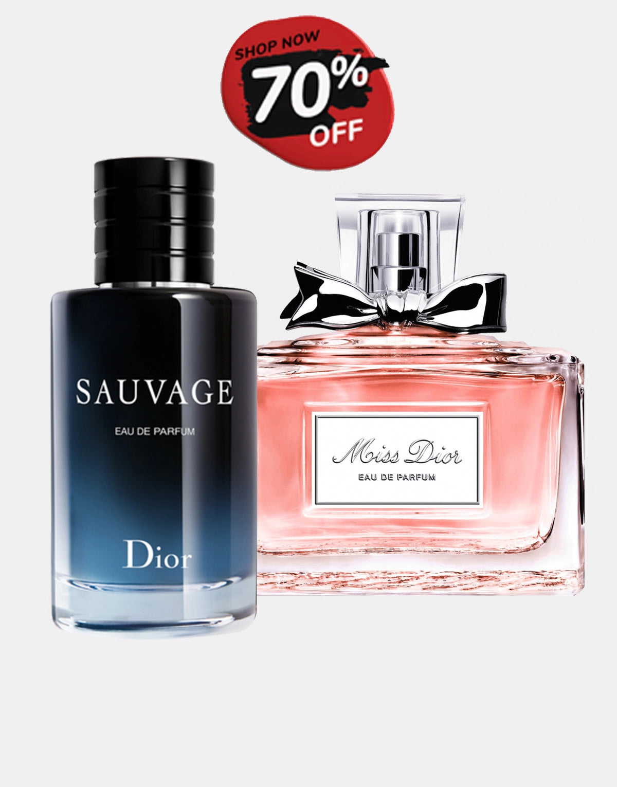 Christian Dior Sauvage Eau De Parfum 100 ML + Christian Dior Miss Dior Eau De Parfum